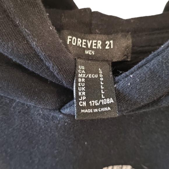 Forever 21 Black hoodie feminist women's rights statement piece - Picture 5 of 6